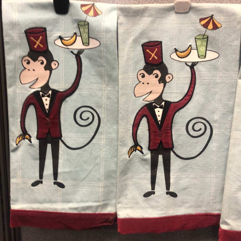 Decorative bar towels for Man cave!